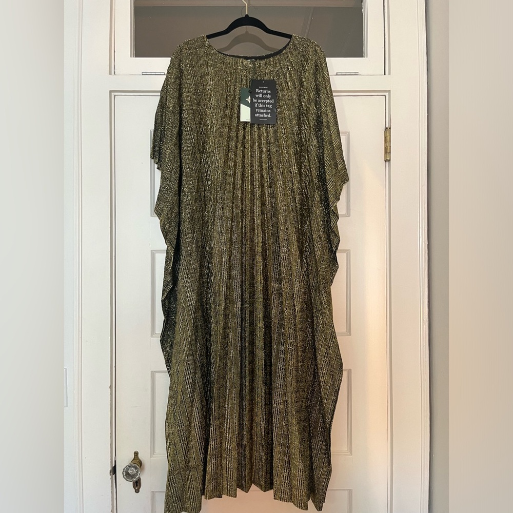 Tuckernuck Grecian Gold Dress. Size M. Never Worn with Tags.